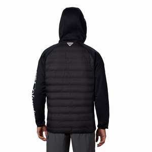 Columbia PFG Terminal™ Hybrid Insulated Hoodie Herr Svarta (PSLJD8712)